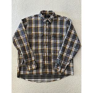 Reese Cooper Mens Long Sleeve Button Down Shirt Flannel Size 2XL